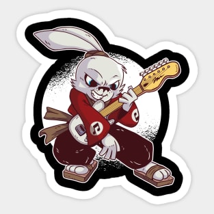 Rabbit Guitar Sticker